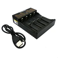 LiitoKala Lii-402 Universal Smart Battery Charger Compatible with Multiple Sizes Including 18650, 26650, 18500 Batteries 4