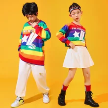 

Children's performance clothes of hip-hop in autumn games