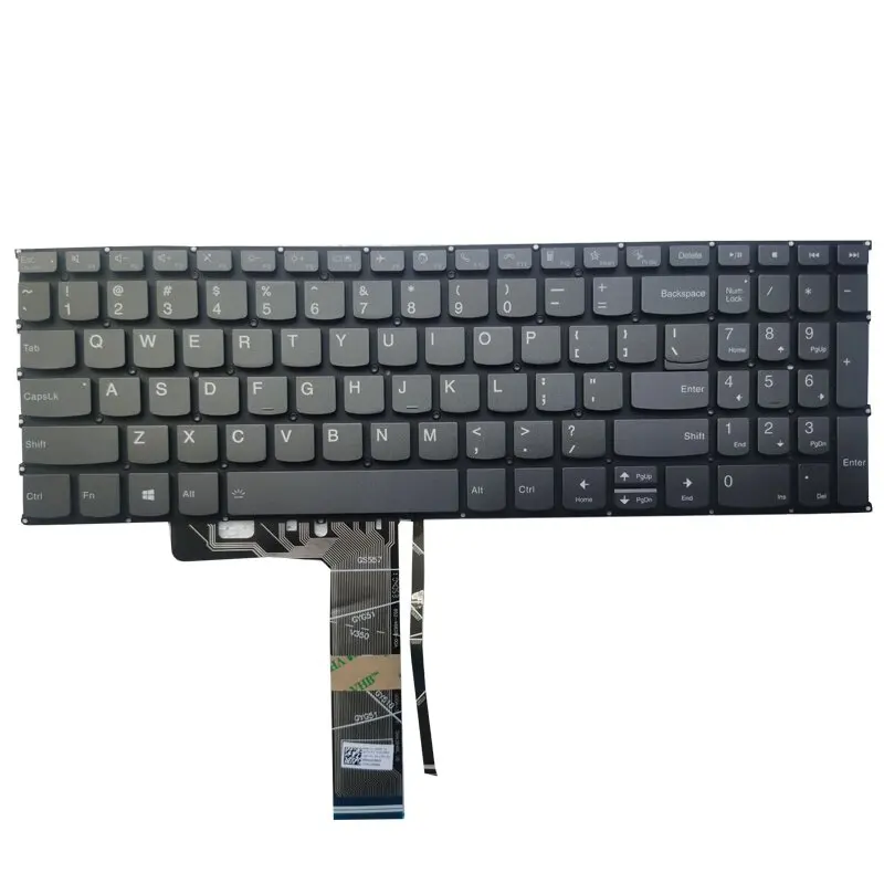 Teclado Americano Backpara Lenthin15 Gare 15 Git Laptop Inglês Preto Novo - Imagem 2