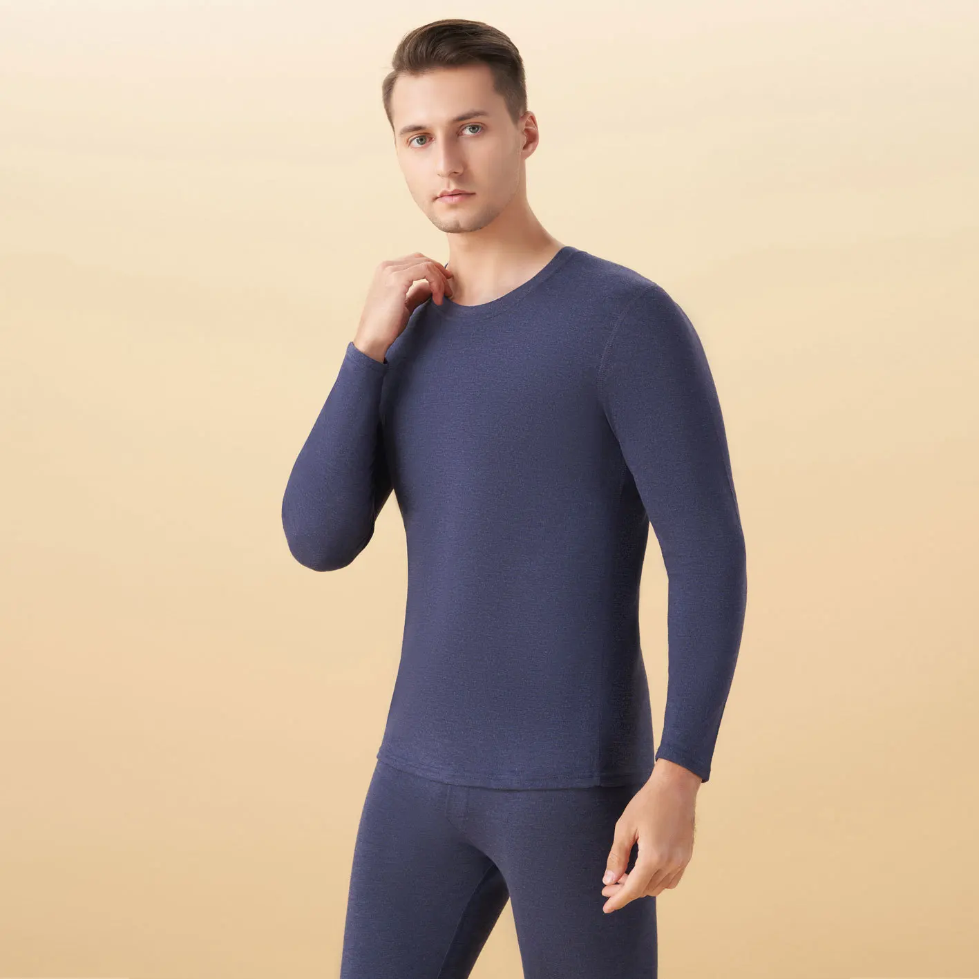 Thermal underwear autumn and winter couple heating long johns long johns men's and women's warm clothes elastic slim fit