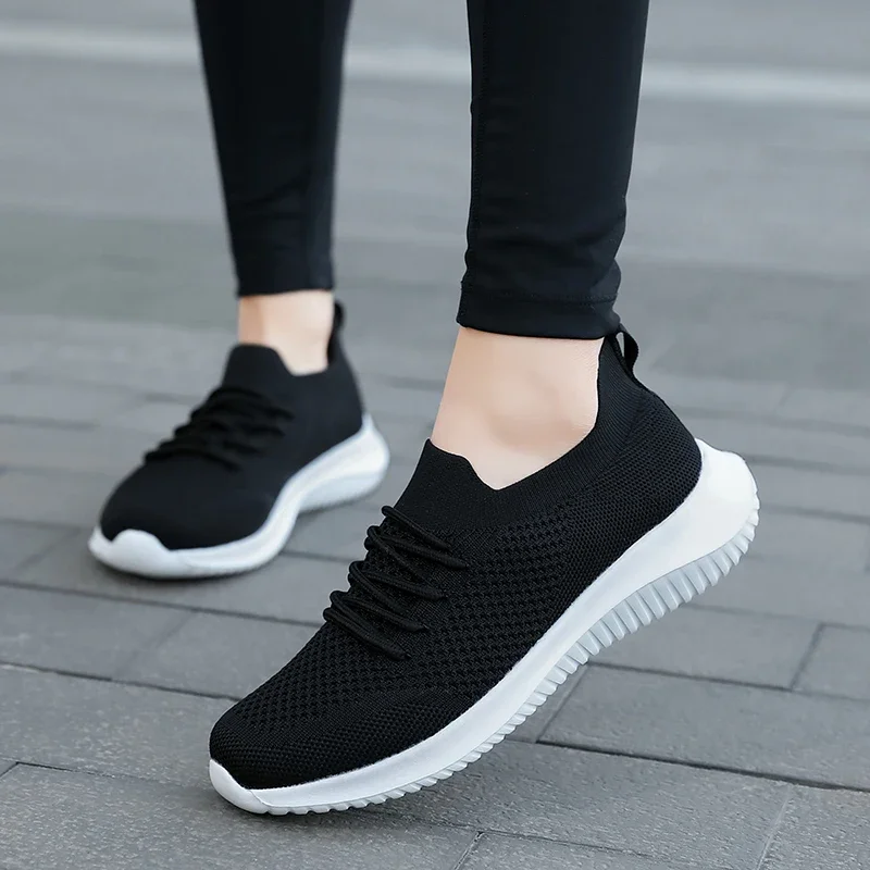 Leisure Running Shoes Women's Tennis Shoes Lightweight and Comfortable Walking Shoes Flat Bottomed Sports Shoes Vulcanized Shoes
