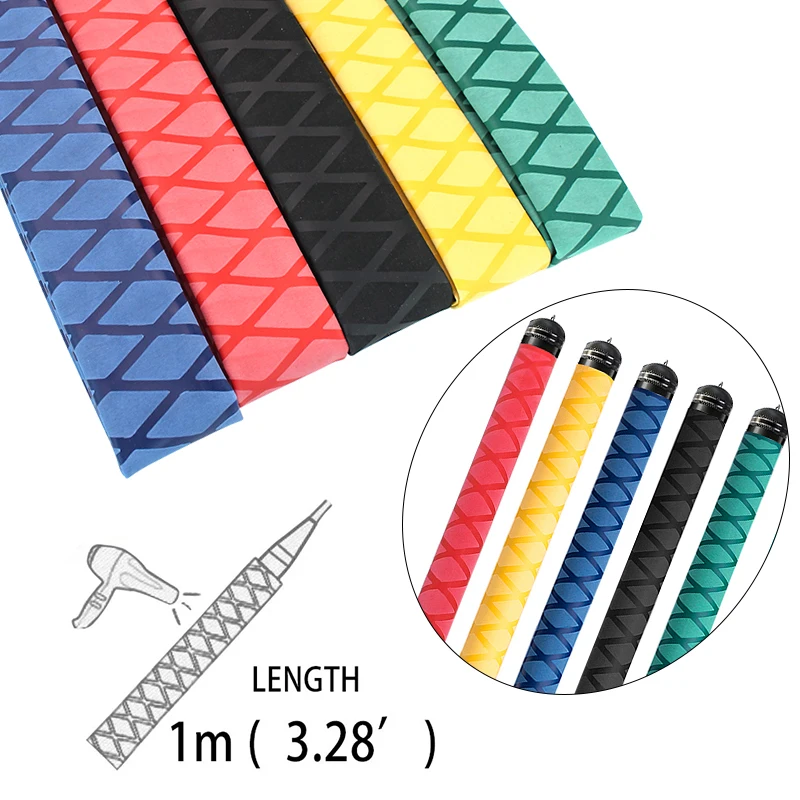 AntislipHeatShrinkTubeforFishingRodDIYRacketSleeveElectrical