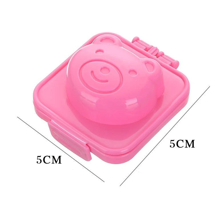 6/8pcs Cartoon DIY Boiled Egg Mold Rice Ball Mold Bento Maker Sushi Tools Random Color Kitchen Accessories Kitchen Gadgets