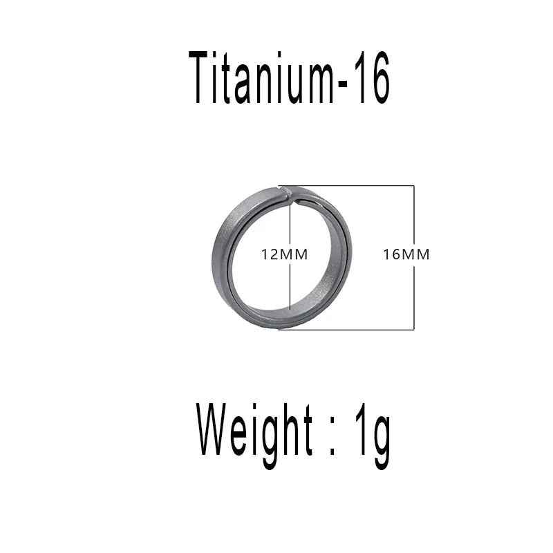 Titanium Quick Release Keychain with Rotary Universal Joint and EDC Quick Hang Buckle - Super Lightweight