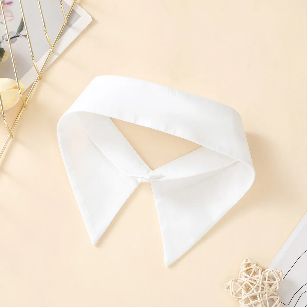 Fake Collar Women's Fashion Decoration Chiffon Fake Neck Shirt Single Collar Versatile Bowtie Detachable Bowtie