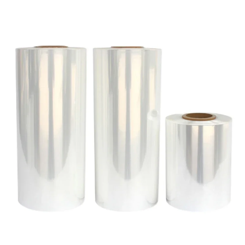 PE Heat Shrinkable Film Cylindrical Film Plastic Packaging Film Open At Both Ends Beverage Beer Mineral Water Cola Can Packaging 6