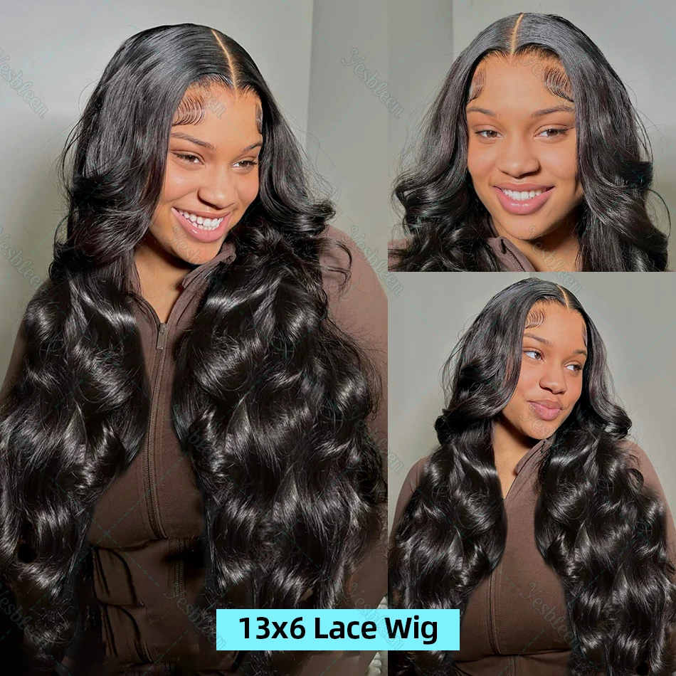 Human Hair Wig Brazilian 30 38 inch Body Wave Lace Frontal 13x4 13x6 5x5 Closure