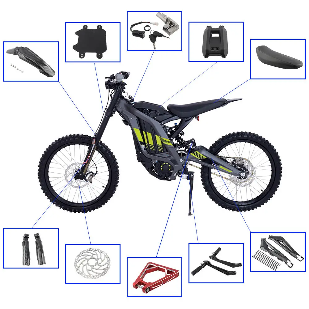 Motorcycle accessories ebike parts Wholesale electric dirt bike parts