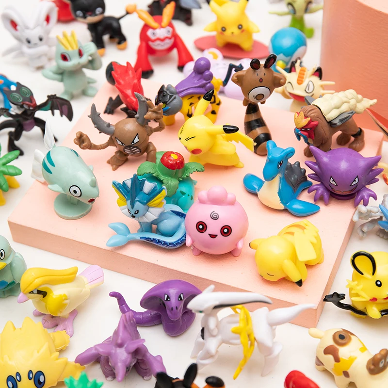 Pokemon Anime Figures Large Size Random 10/20/30/40/50PCS Action