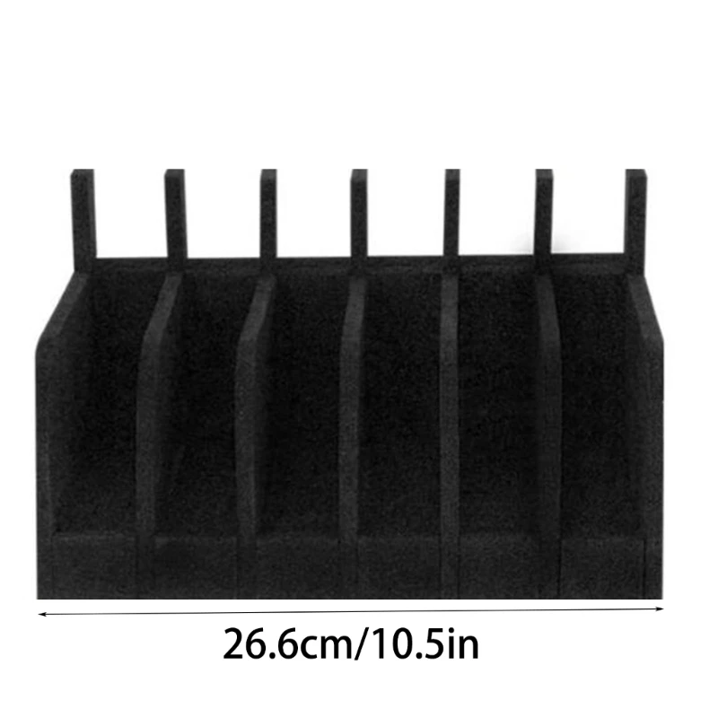 N0HA EVA Foam Handgun Rack Display Stand 6 Slot Handgun Holder Secure Organizers Universal Protective Holsters Durable 6