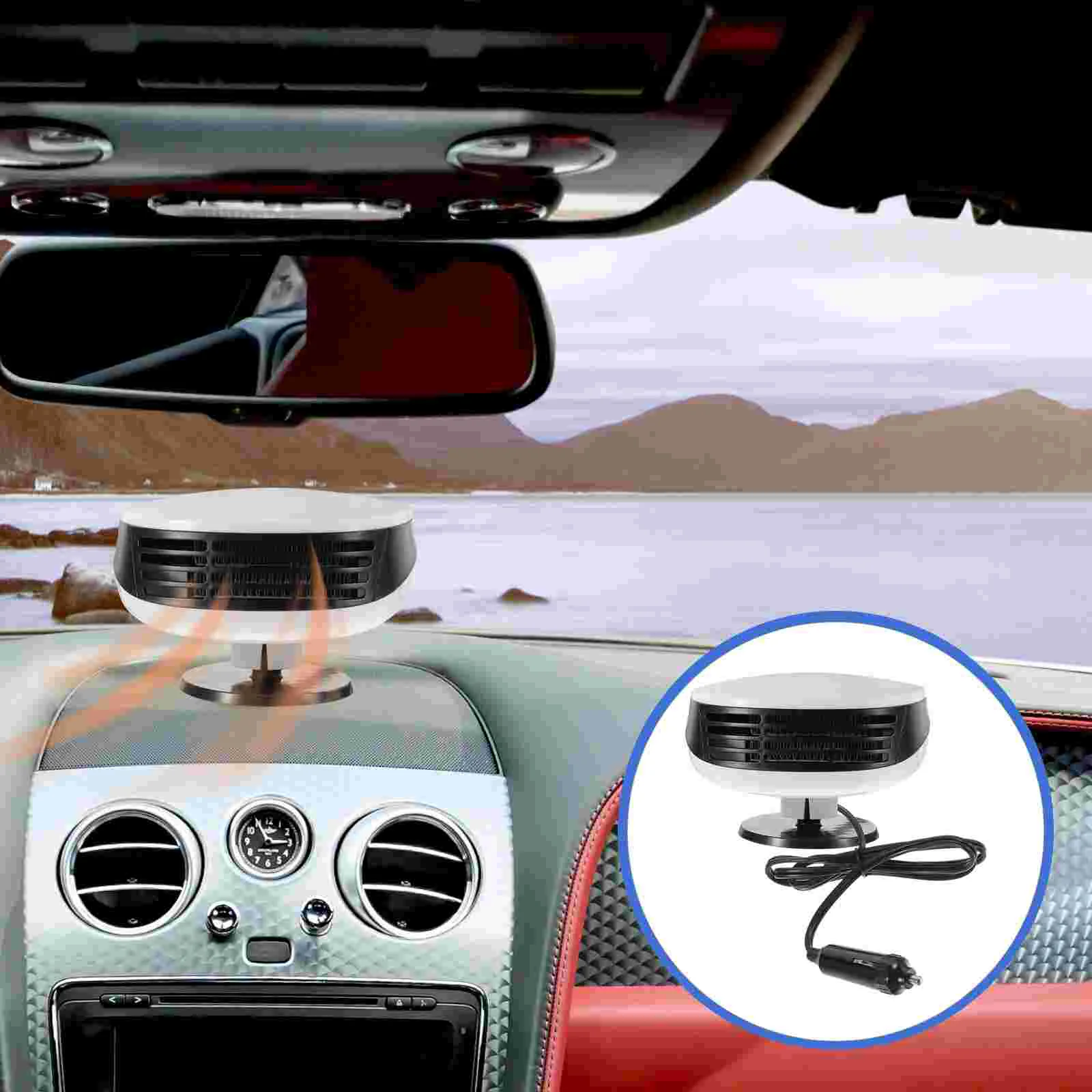 

Car Heater Portable Defogger Defrosting Vehicle Cooling Fan Automotive Motor Defroster