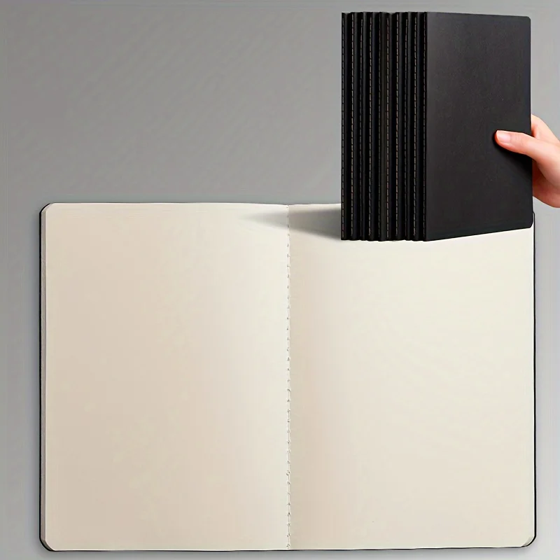 5 Blank Lined Notebooks, 36 Pages/Book, Suitable for Study Assignments, Notes, Diaries, Memos, Work Schedules, and Other Record-Keeping - 4