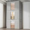 Single Window Storage Box White Large Storage Capacity Large Bearing Capacity Fabric Material Convenient Cleaning Home Supplies 1