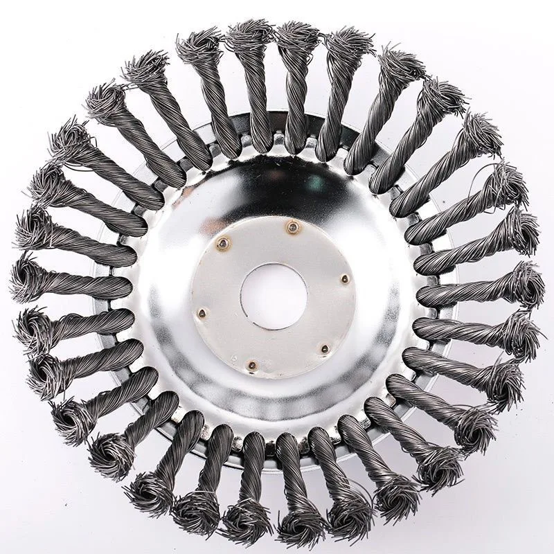 Mower Wire Weeding Wheel Garden General Weeding Wheel Accessories 6" Wire Wheel Weeding Head 8" Twisted Wire Lawn Mower 2