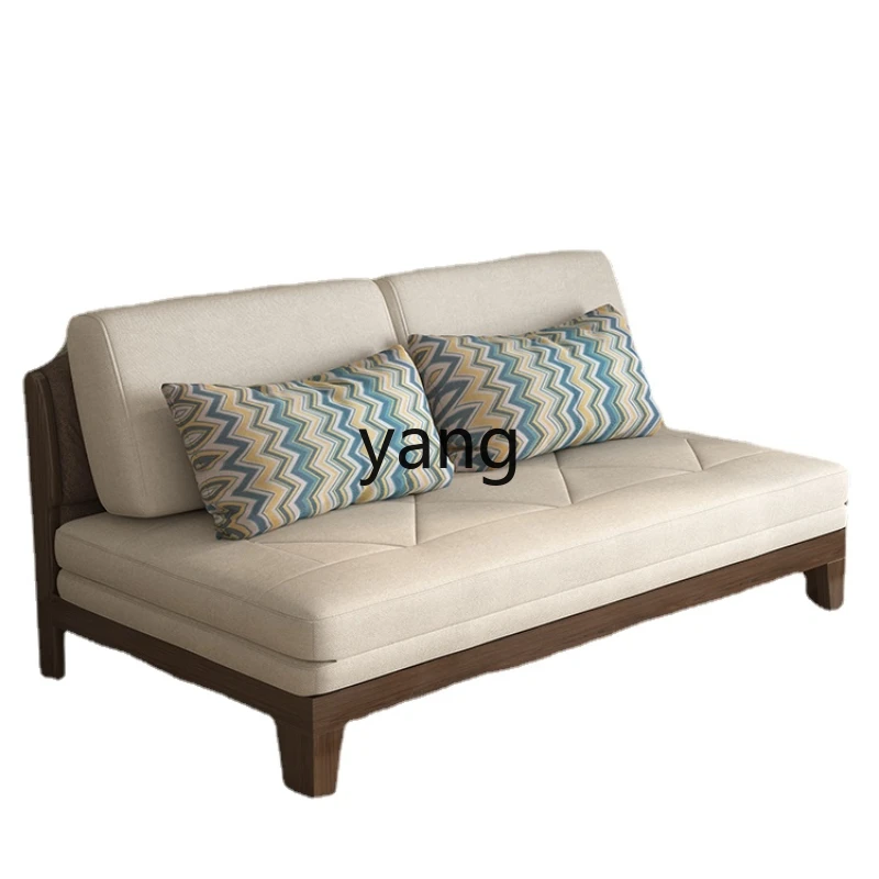 

CX Multi-Functional Solid Wood Sofa Bed Foldable Dual-Purpose Small Apartment Log Wind Single Variable Bed