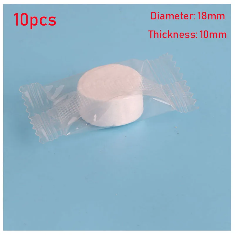 Thickened Compressed Expanded Cotton For Reverse Osmos Water Leak Detector Sensor Cut Off Water 10pcs compressed cotton