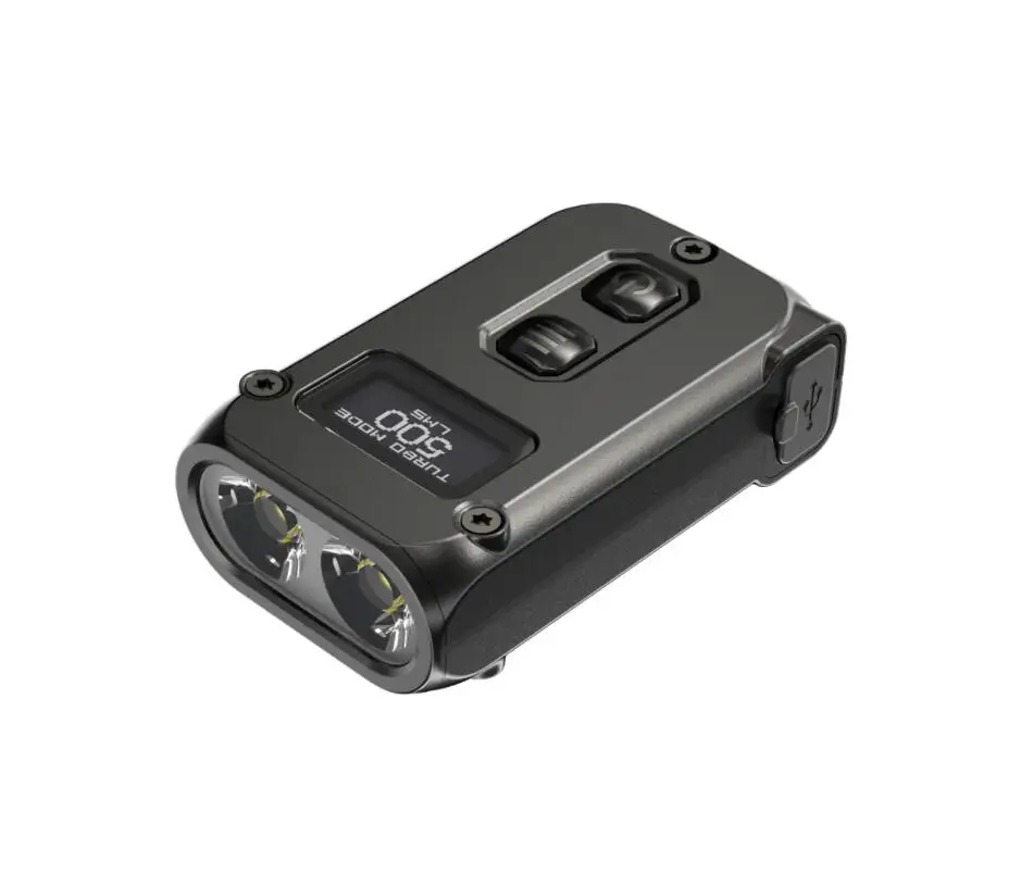 Nitecore TINI2 500 Lumens OLED Keychain Flashlight Smart Dual-Core APC Sleep Technology Light Using USB Type-C Charge led flashlight led flashlights mini flashlight flashlight keychain