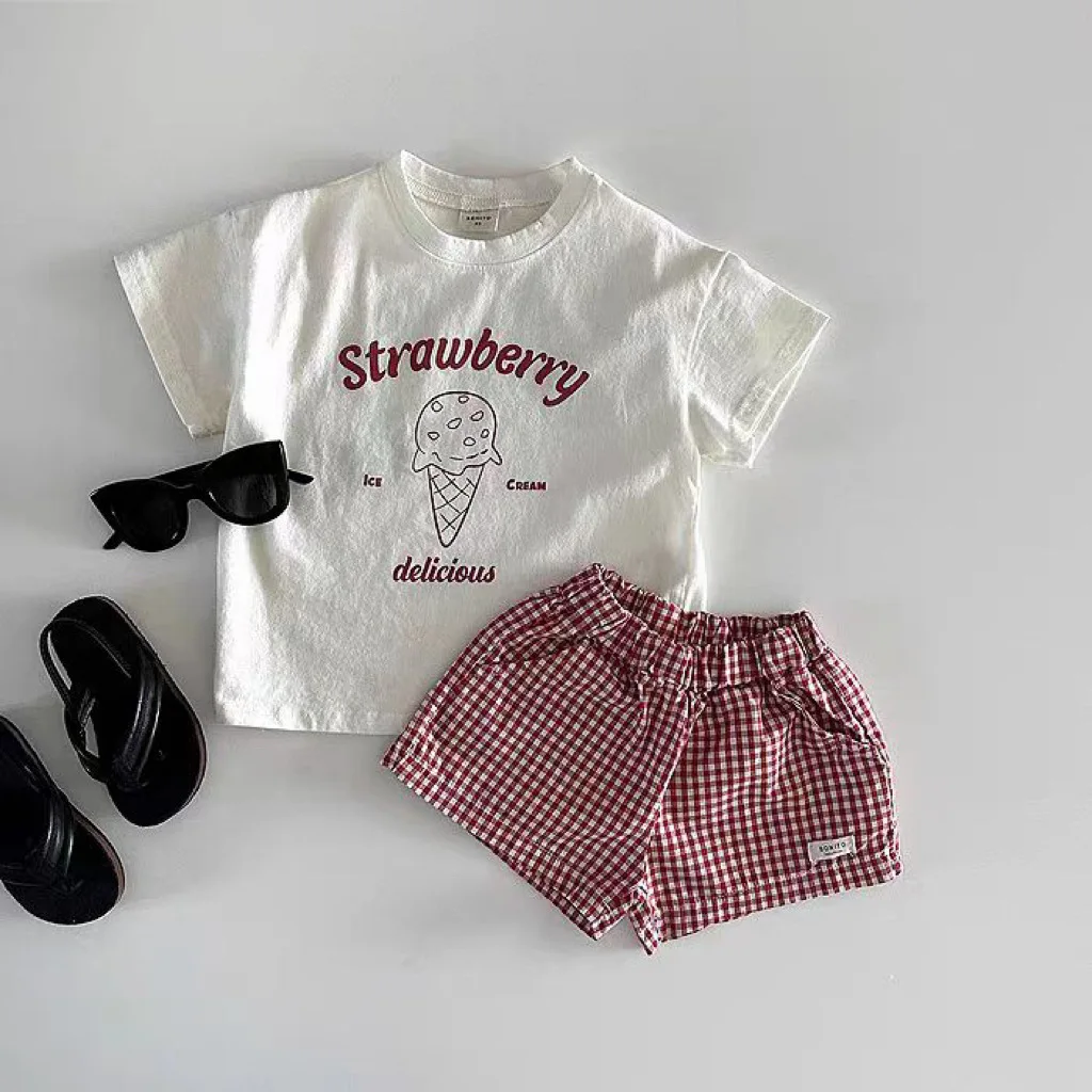 2025 Summer New Baby Short Sleeve T Shirts Cute Ice Cream Print T Shirt For Boy Girl Infant Cotton Tee Toddler Tops Kids Clothes 6 2025 Summer New Baby Short Sleeve T Shirts Cute Ice Cream Print T Shirt For Boy Girl Infant Cotton Tee Toddler Tops Kids Clothes - Image 6