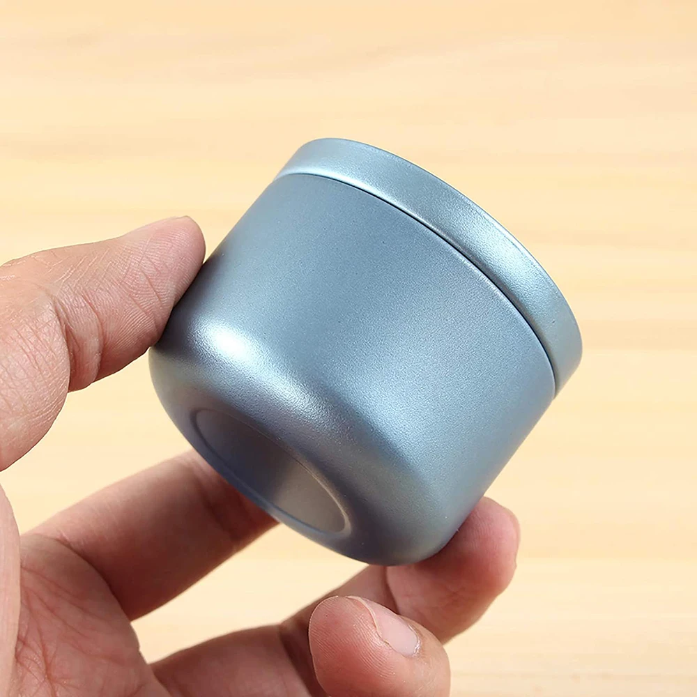Tea Can with Airtight Lids Tinplate Tea Storage Containers Mini Portable Box Candle Making Sealed Tins Jewelry Coffee Spices Box