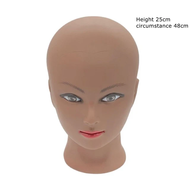 Female African Mannequin Head Without Hair For Making Wig Stand and Hat