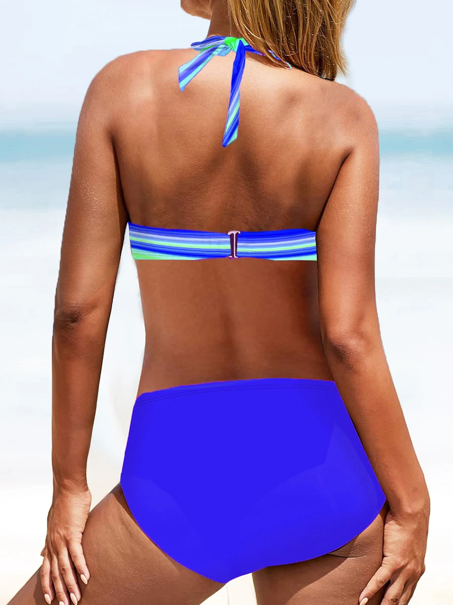 High Waist Bikini Set Female Mayo Bathing High Waist Bikini High