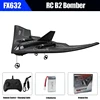 Rc Plane B2 Stealth Bomber 2Ch 34Cm Wingspain Cessna 2.4G Remote Control Airplane Aircraft Drone Toys for Adults Children 1