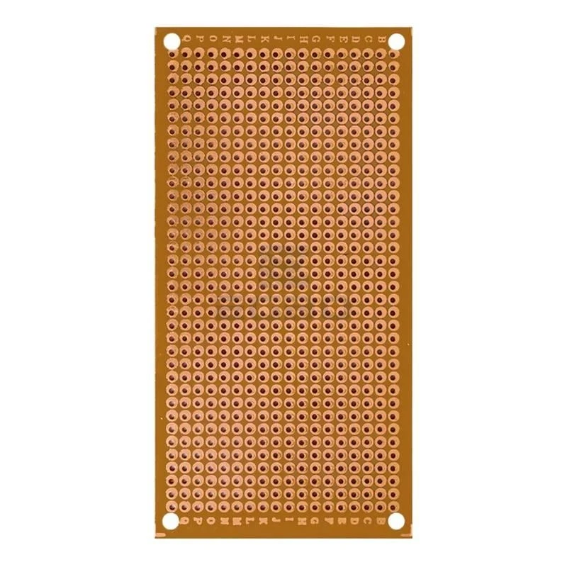 1PCS 5×10cm 범용 무납땜 프로토타입 PCB: 조인트 홀이 있는 단면 주석 도금 구리판 - DIY 프로젝트에 이상적