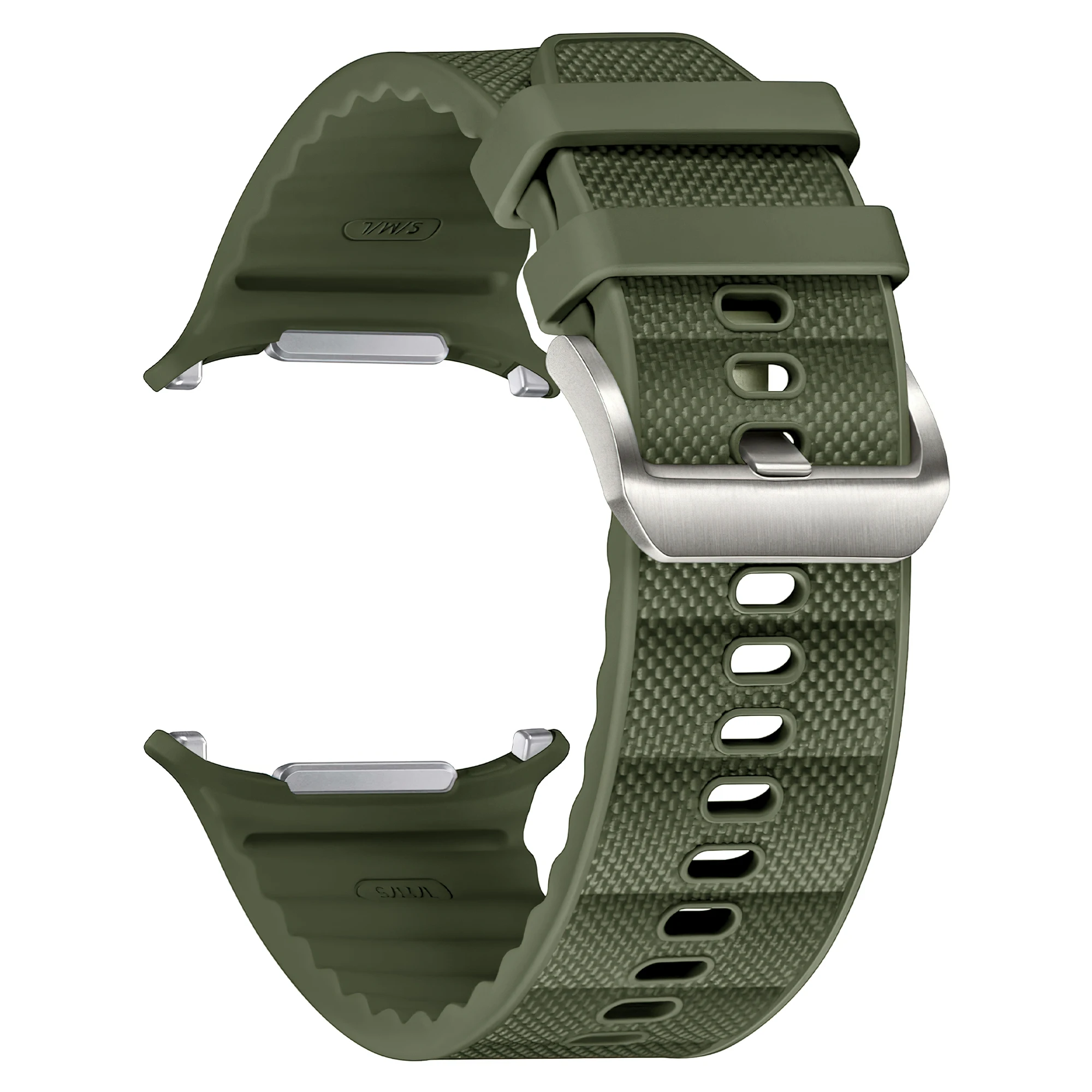 Premium Silicone and Nylon Watch Band - Functional Strap