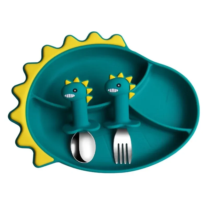 Baby Silicone Sucker Bowl Feeding Tableware kids Training Learning To Eat Bowls and Baby Supplementary Food Bowls