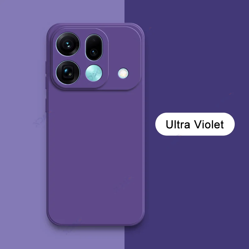 Luxury Dual Layer Soft Square Liquid Silicone Cellphone Case with Ultra Lens Protection