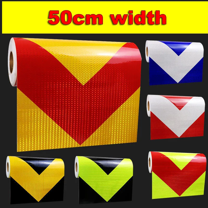 XFXIA Nastro Riflettente Rosso e Giallo 10 m x 5 cm Impermeabile Nastro Catarifr