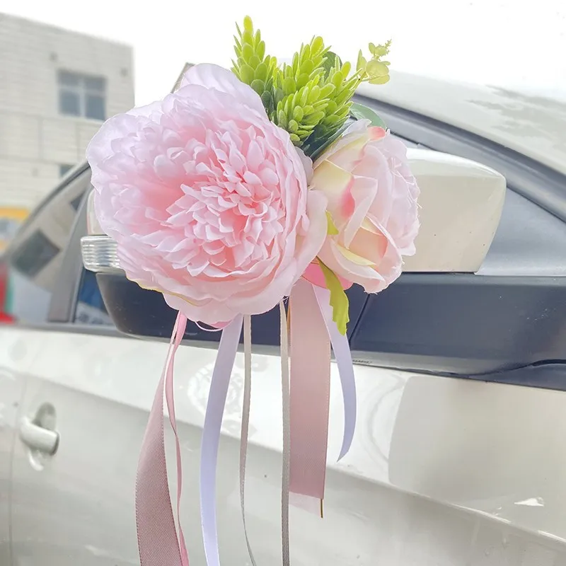 Accesorios De Coche Flores Rosadas del Modelo De Marruecos