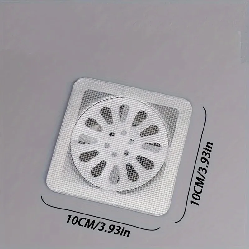 30pcs Disposable Shower Drain Hair Catcher Mesh Shower Drain Covers Floor Sink Strainer Filter Hair Stopper For Bathroom Kitchen 3