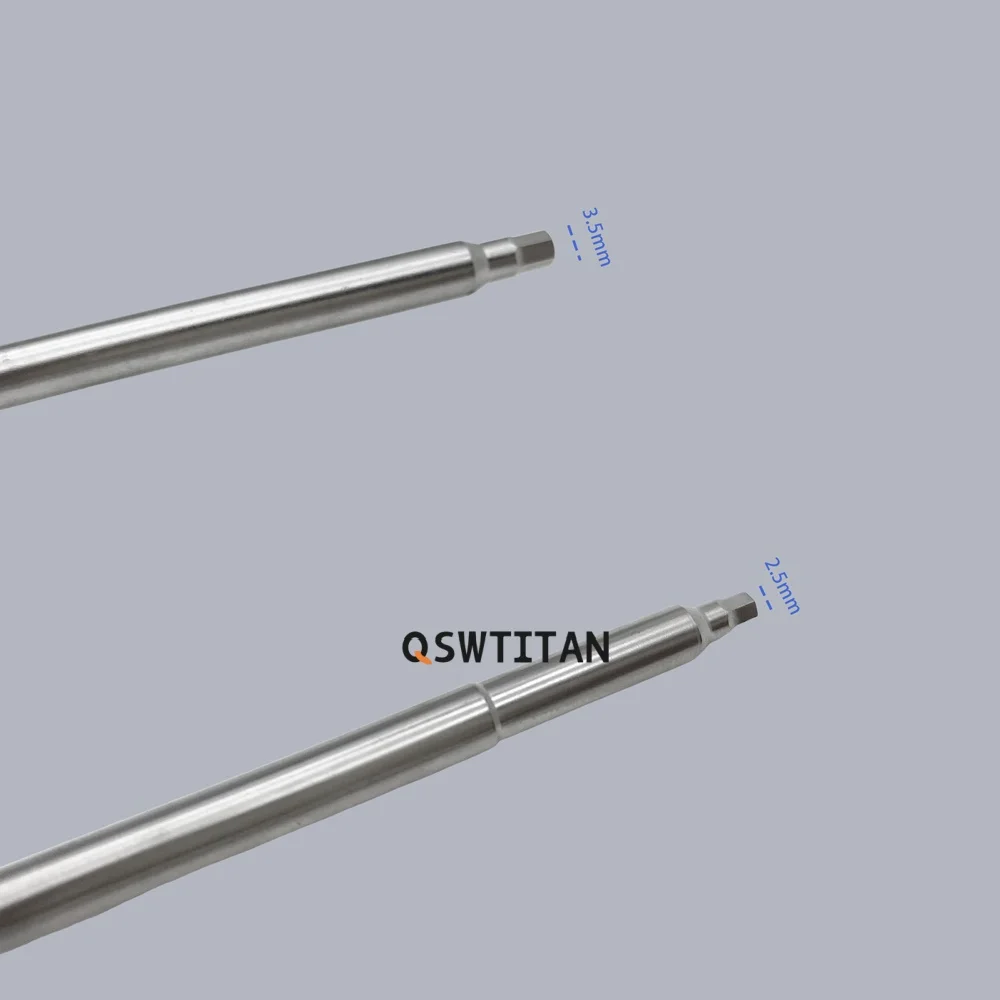 QSWTITTAN 스크루드라이버 슬리브 육각 스크류 드라이버 SW2.5 SW3.5 수의학 정형외과 기구