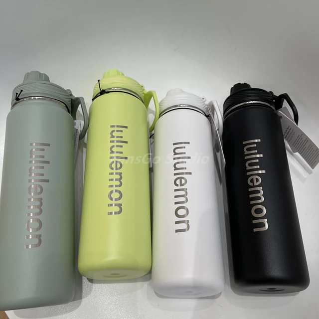 Spot lululemon1 back1 to life sport sports1 water bottle outdoor insulated  water cup yoga kettle - AliExpress