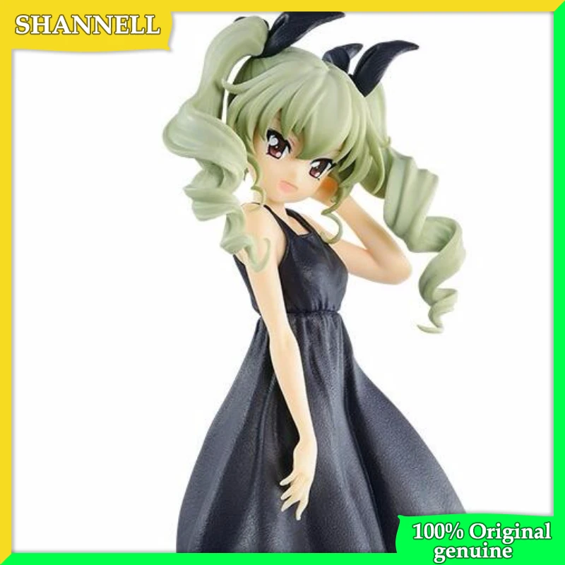 

GIRLS und PANZER 100% Original genuine Anchovy PVC Action Figure Anime Figure Model Toys Figure Collection Doll Gift