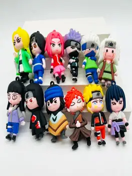 Экшн-фигурка из мультфильма «персонажи Аниме», Узумаки, Какаши, Учиха, Саске, Итачи, каваи