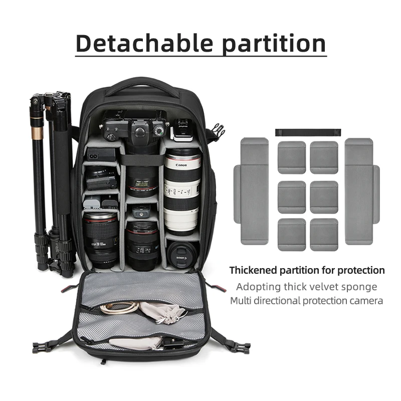 Vue latérale du sac voyage affaires convertible avec poches zippées et boucles de fixation, sur fond blanc