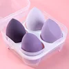 4pcs of  beauty eggs without sticking powder sponge powder puff makeup egg air cushion dry and wet dual-use makeup tools 1