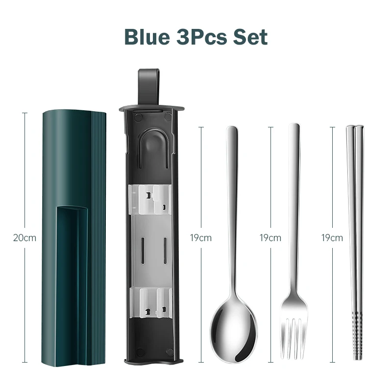 Blue-3PCS Set