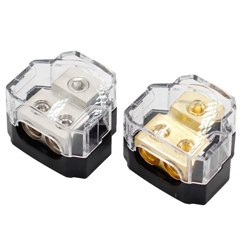 ZDRU 2 Pcs Pure Copper 2-Way Power Distribution - View #5