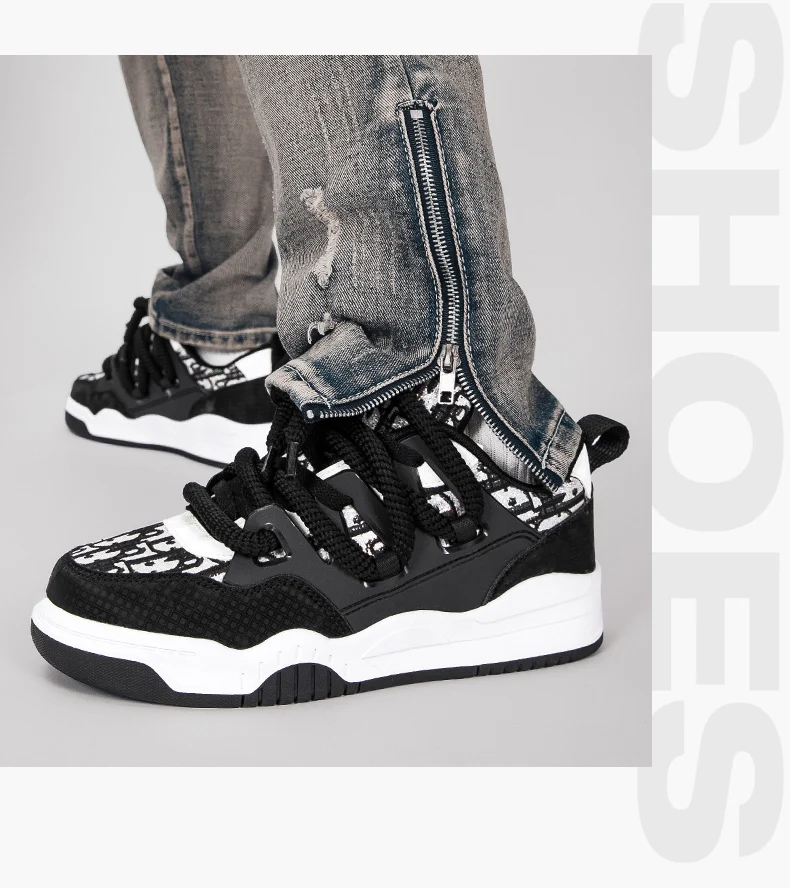 Description Picture 4 of itemNew couple style board shoes, student bread shoes, versatile board shoes, cross-border plus size trendy shoes