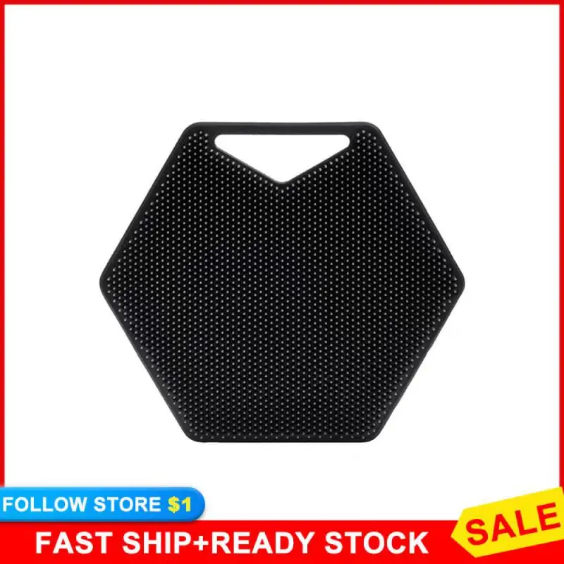 Body-Scrubber-Exfoliates-Black-Bath-Brush-Silicone-Bath-Brush-Bathroom ...