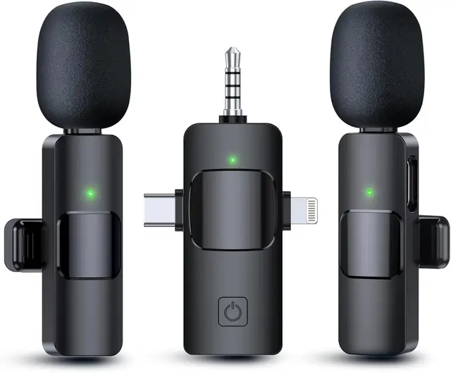 Microfone de Lapela sem Fio 1