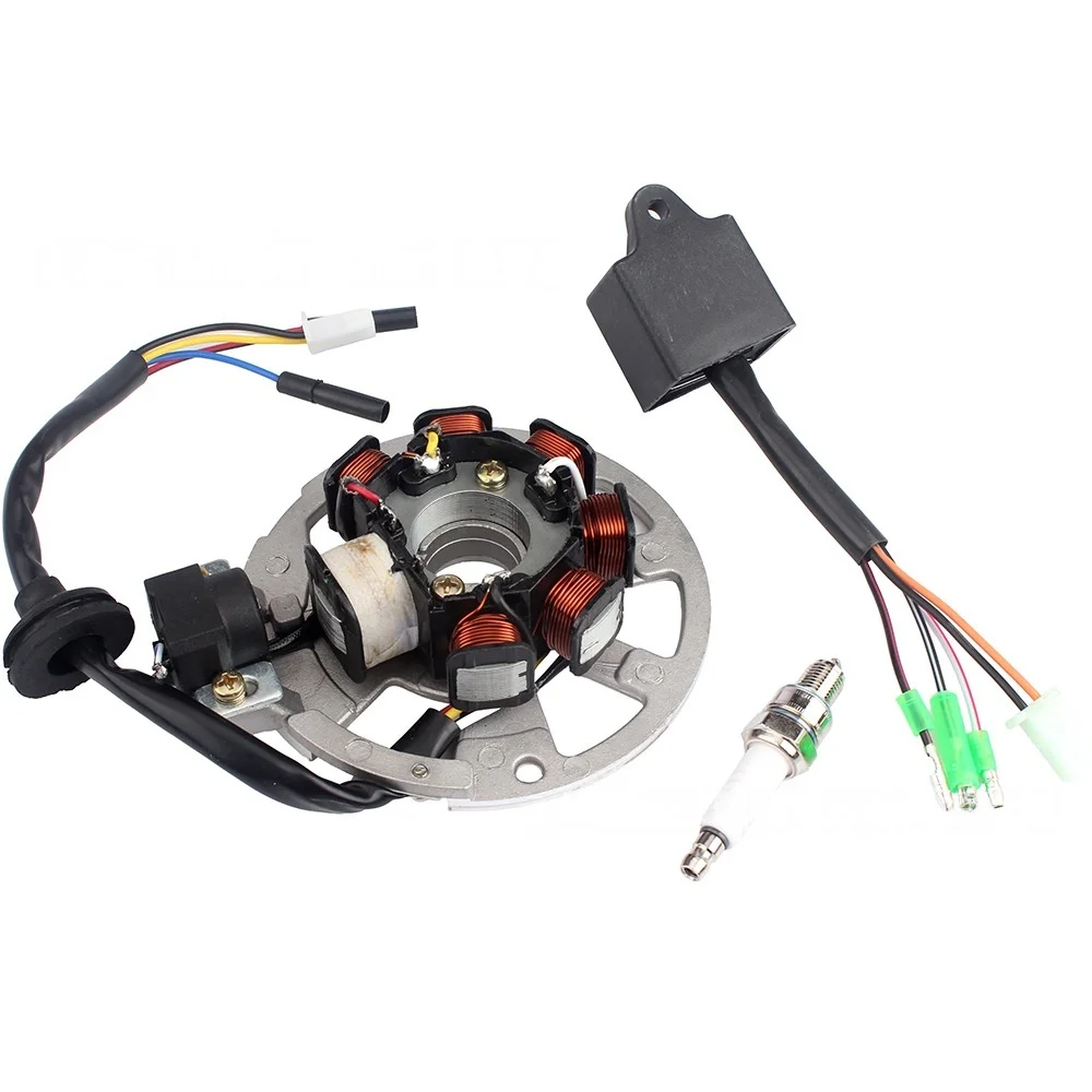 폴라리스 스크램블러용 점화 코일 CDI 스파크 플러그 ETON 2JA-81403-M0-00 01-ETON-50-70-90 0450523 0451000 0450521 0450522 0450998