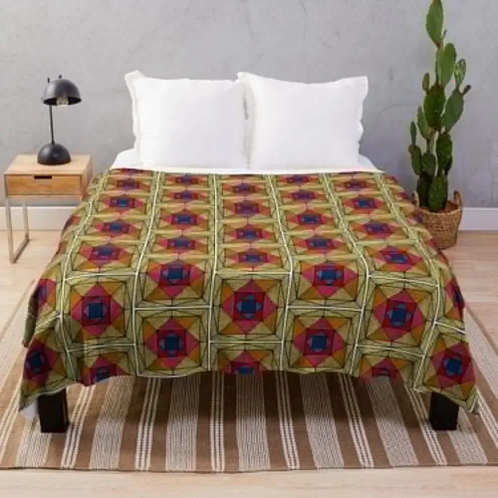 

Suspiria Stained Glass Ceiling Throw Blanket Plaid For Decorative Sofa bed plaid Blankets