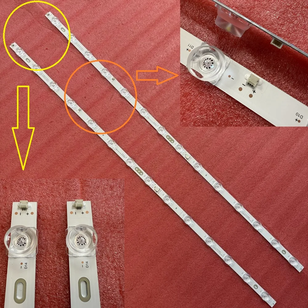 Striscia LED 12 Pezzi/set Per WESTINGHOUSE WR75UT4210 ONN - Foto 8