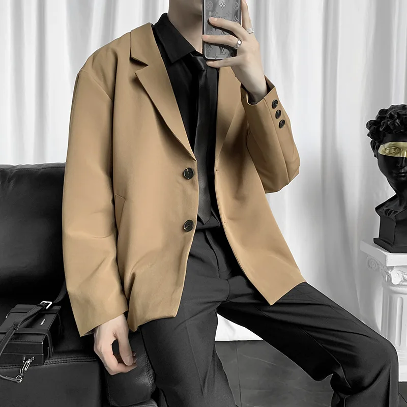 

6667-R-Spring and Autumn Youth Slim Fit Suit Men's Suit Customized Suit