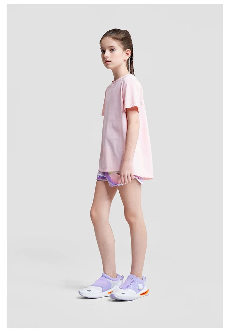 Youth Girls Athletic Shirts Quick-dry Children's Sports T-shirts Kids Short Sleeve Yoga Shirt Running Tee Workout Activewear Shirt 13 S1cd54d435d824556ba5e3a453d72832eM