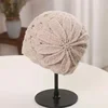 Autumn and Winter Hats, Fashion Korean  Style Rabbit Hair Wool Hats, Middle-aged Mothers, Plush and Thickened Ear Protection 1
